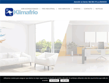 Tablet Screenshot of klimafrio.com